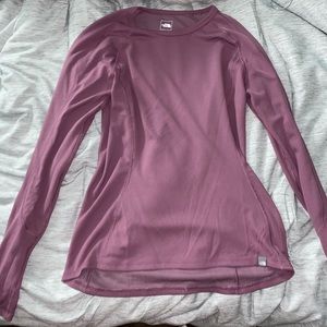 womens north face long sleeve atheltic shirt !